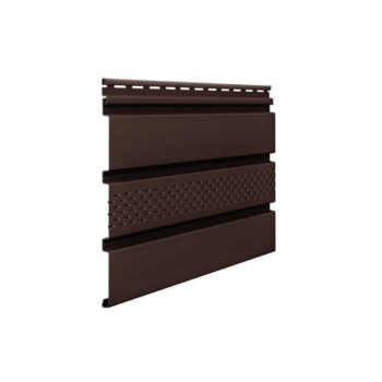 VOX - Podsufitka PCV brąz wentylacyjna (trzydeskowa) - próbka (5-10cm)