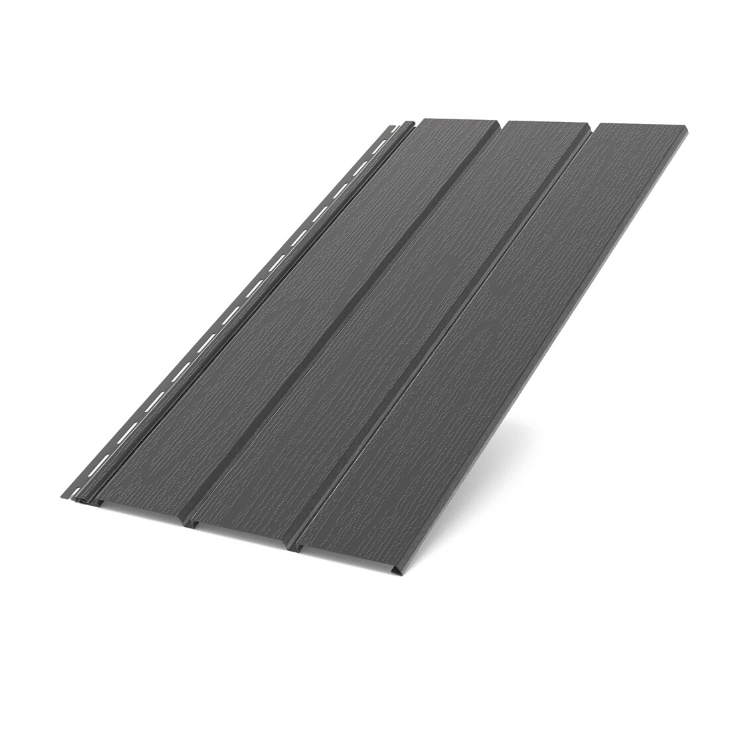 BRYZA - Podsufitka PCV grafit pełna - próbka (5-10cm)