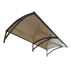 robelit-daszek-nad-pompe-ciepla-arco-pro-max-brazowy-plus-poliweglan-dymiony-160x90cm