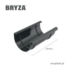 bryza-pvc-brazowy-zlaczka-rynnowa-100mm-schemat
