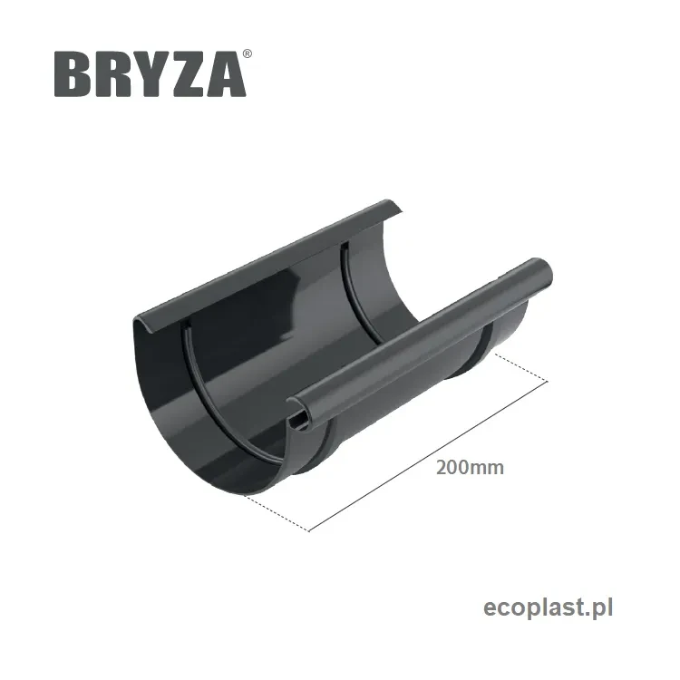 bryza-pvc-brazowy-zlaczka-rynnowa-100mm-schemat