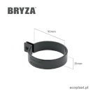 bryza-pvc-grafitowy-obejma-rury-90mm-pvc-schemat