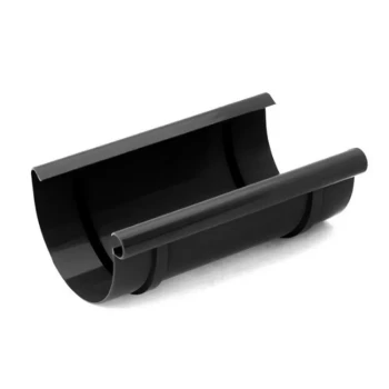 BRYZA PVC czarny - Złączka rynnowa 125mm