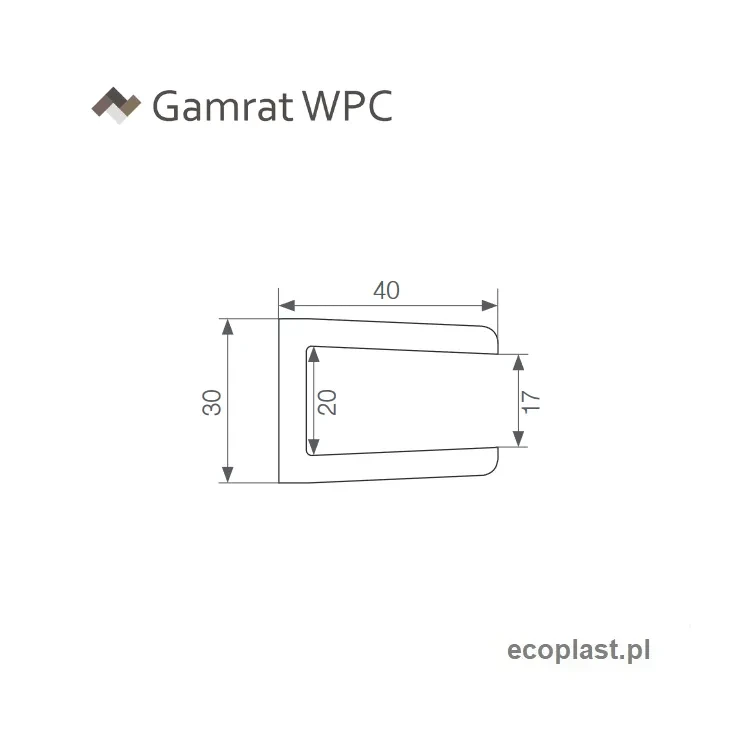 gamrat-ceownik-40cm-x-30cm-wpc-ciemny-braz-2m-schemat