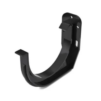 BRYZA PVC czarny - Uchwyt rynnowy 125mm / DOCZOŁOWY