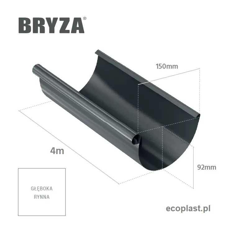 bryza-stal-ocynk-rynna-150mm-4m-schemat
