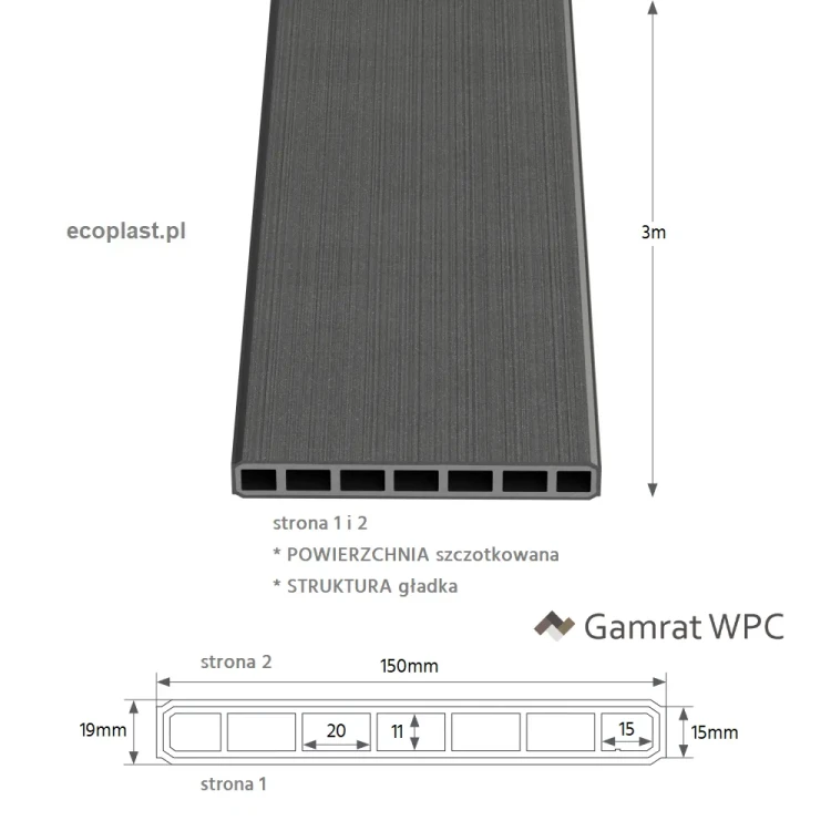 gamrat-sztacheta-wpc-150-x-19mm-classic-grafit-3m-schemat