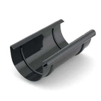 BRYZA PVC grafitowy - Złączka rynnowa 150mm