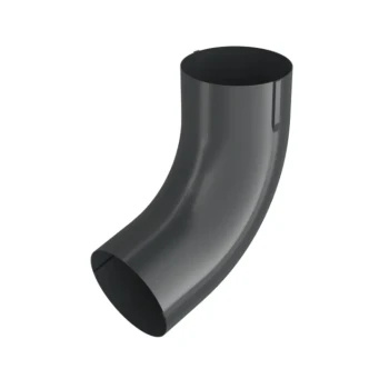 BRYZA STAL grafitowy - Kolano / wylewka 90mm (kąt 72°)