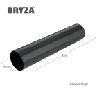 bryza-pvc-brazowy-rura-spustowa-90mm-3m-schemat