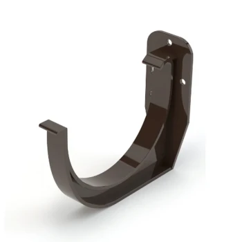 GAMRAT PVC brązowy ciemny - Uchwyt rynnowy 75mm / DOCZOŁOWY