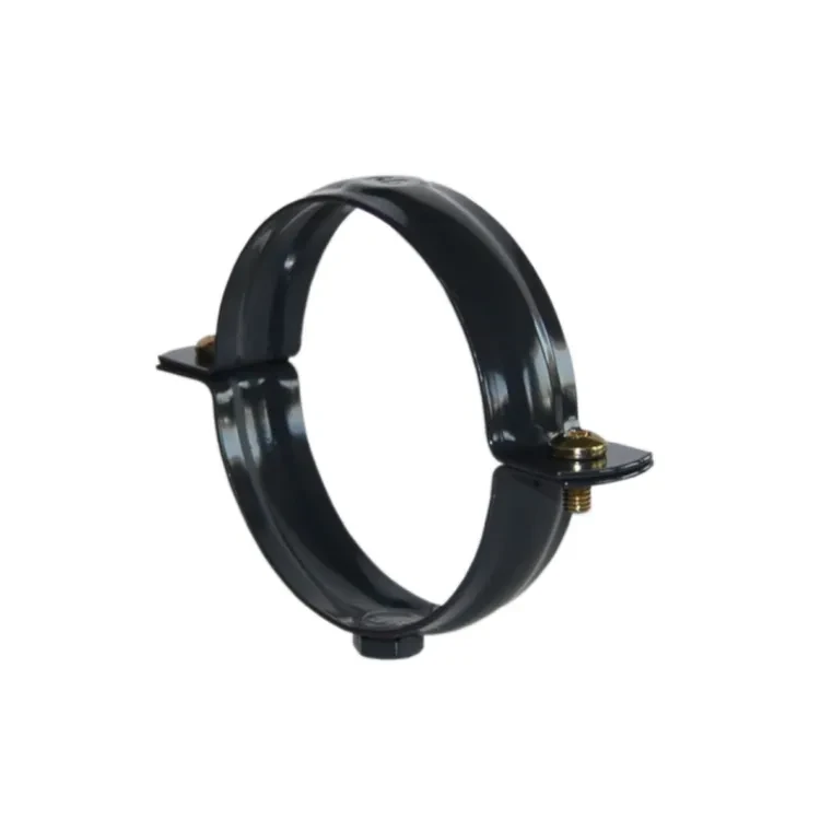 grafitowy-obejma-rury-110mm-w-pionie