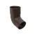 gamrat-izabella-pvc-brazowy-ciemny-kolano-wylewka-100mm