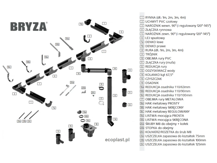 bryza-pvc-grafitowy-rura-spustowa-63mm-4m-realizacja-elementy-orynnowania-systemu
