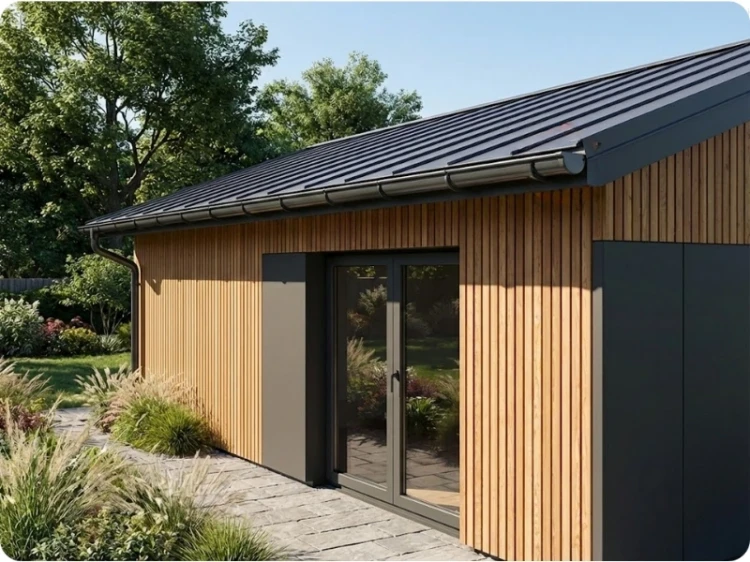 bryza-pvc-grafitowy-rynna-100mm-3m-realizacja