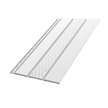 BRYZA biały - Podsufitka WENTYLACYJNA (trzydeskowa) / 30,5cm x 3m