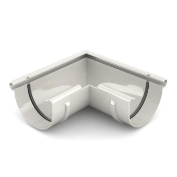BRYZA PVC biały - Narożnik 75mm / ZEWNĘTRZNY (kąt 90°)