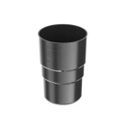 bryza-pvc-grafitowy-zlaczka-rury-90mm-mufa-zdjecie