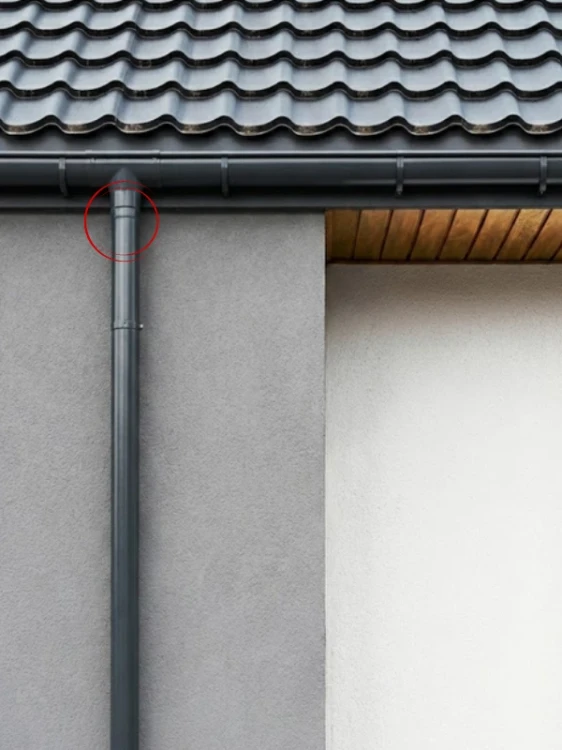 bryza-pvc-grafitowy-zlaczka-rury-90mm-mufa-realizacja