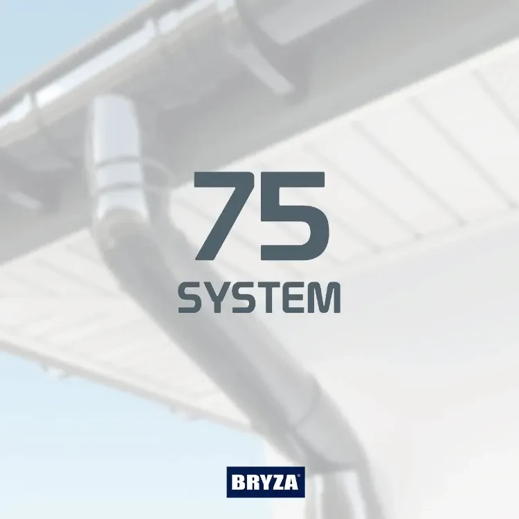 rynna-pvc-bryza-brazowa-75mm-4m-system-75mm