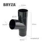 bryza-pvc-grafitowy-trojnik-110-110-110mm-schemat