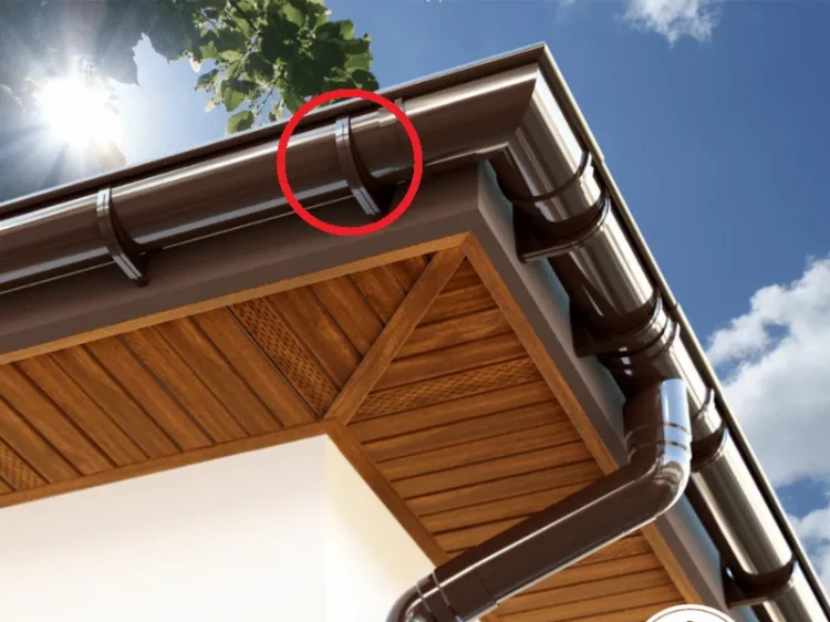 bryza-pvc-brazowy-uchwyt-rynnowy-75mm-doczolowy-wizualizacja