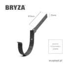 bryza-pvc-brazowy-uchwyt-rynnowy-75mm-metalowy-skrecony-schemat