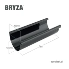 bryza-pvc-grafitowy-rynna-150mm-1m-schemat