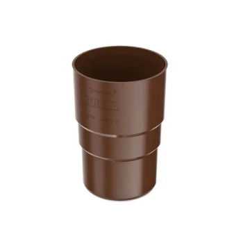 BRYZA PVC brązowy - Złączka rury 63mm (mufa)