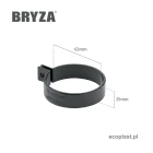bryza-pvc-brazowy-obejma-rury-63mm-pvc-schemat