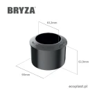 bryza-pvc-brazowy-redukcja-90-63mm-schemat
