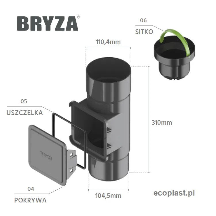 bryza-pvc-brazowy-czyszczak-110mm-schemat