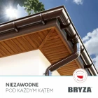 bryza-pvc-brazowy-rynna-100mm-1m-wizualizacja