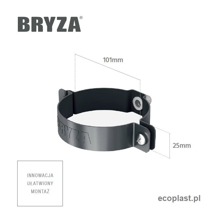 bryza-stal-grafitowy-obejma-rury-100mm-schemat