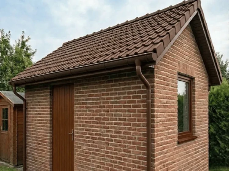 bryza-pvc-brazowy-rynna-100mm-3m-wizualizacja