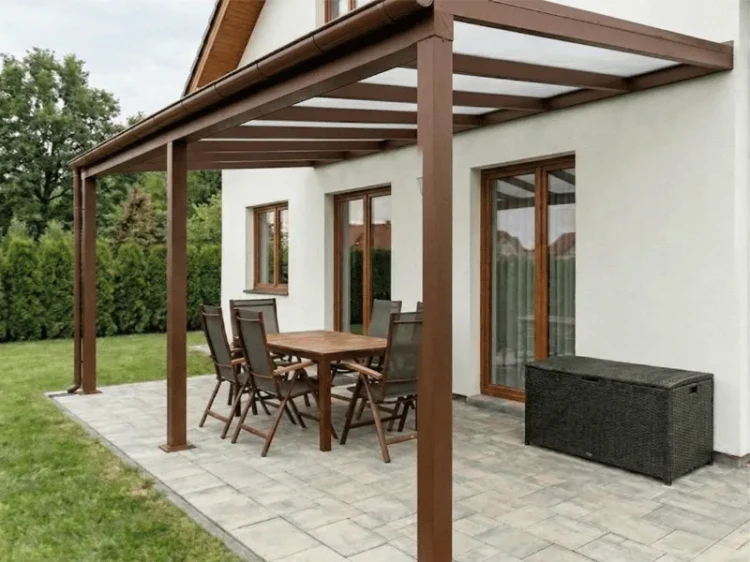 bryza-pvc-brazowy-rynna-100mm-4m-wizualizacja