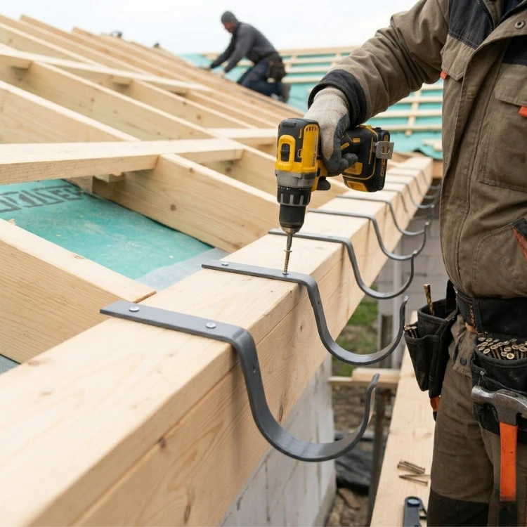 grafitowy-uchwyt-rynnowy-125mm-metalowy-prosty-uniwersalny-realizacja