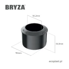 bryza-pvc-brazowy-redukcja-110-90mm-schemat