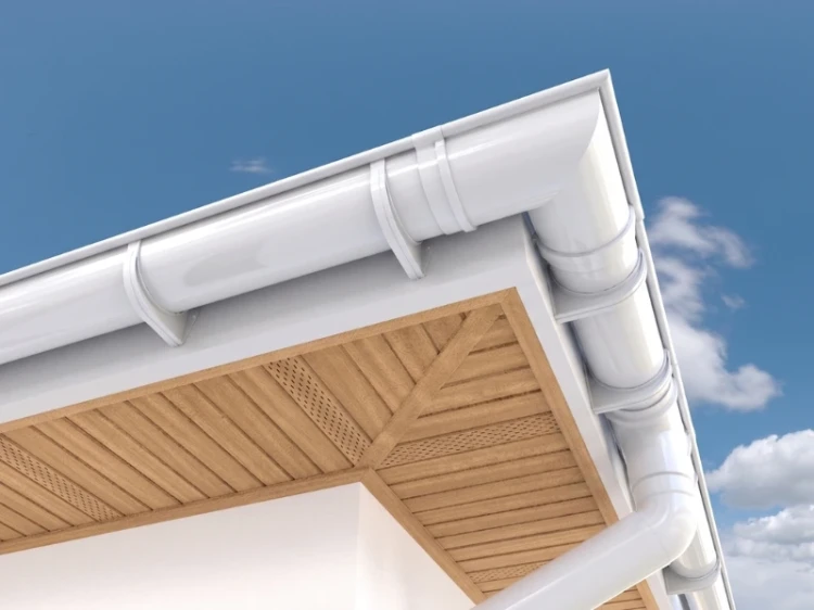 bryza-pvc-bialy-lej-spustowy-100-90mm-realizacja