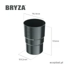 bryza-pvc-grafitowy-zlaczka-rury-110mm-mufa-schemta