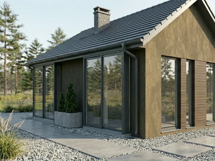 bryza-stal-antracytowy-rura-spustowa-100mm-4m-realizacja