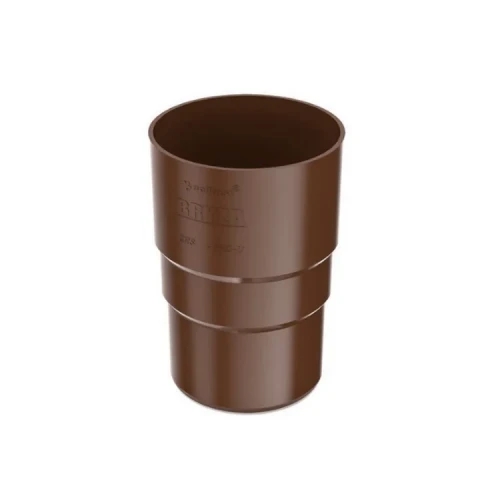 bryza-pvc-brazowy-zlaczka-rury-110mm-mufa