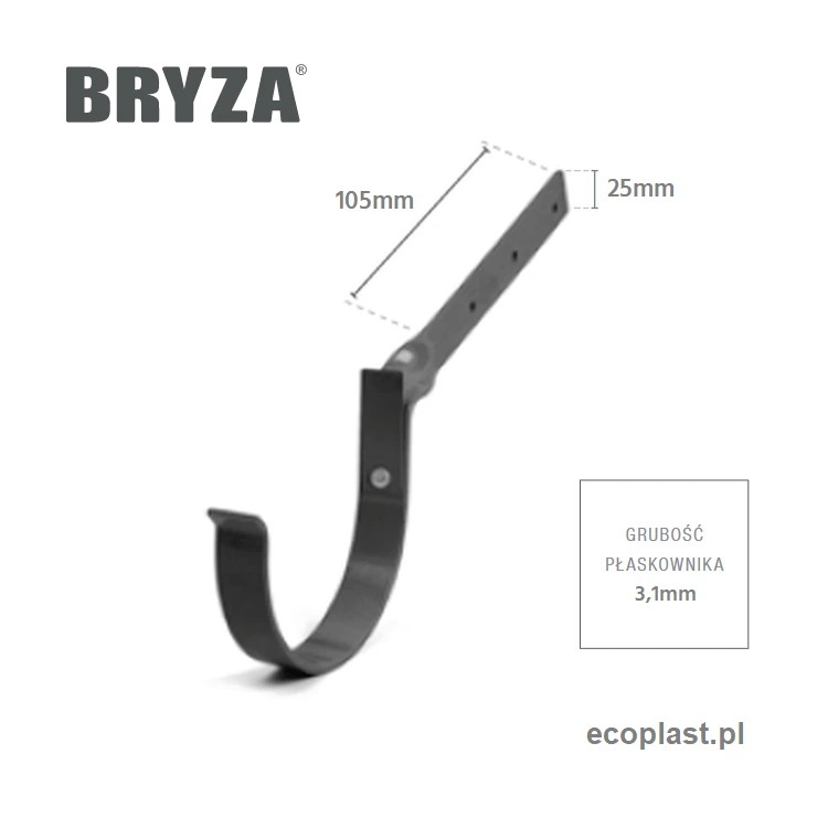 bryza-pvc-bialy-uchwyt-rynnowy-75mm-metalowy-skrecony-schemat-wymiarow