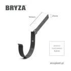 bryza-pvc-bialy-uchwyt-rynnowy-125mm-metalowy-skrecony-schemat-wymiarow