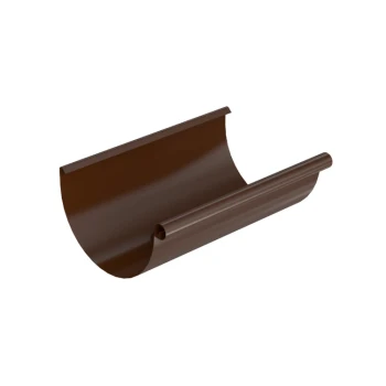 BRYZA STAL brązowy - Rynna 125mm / 4m