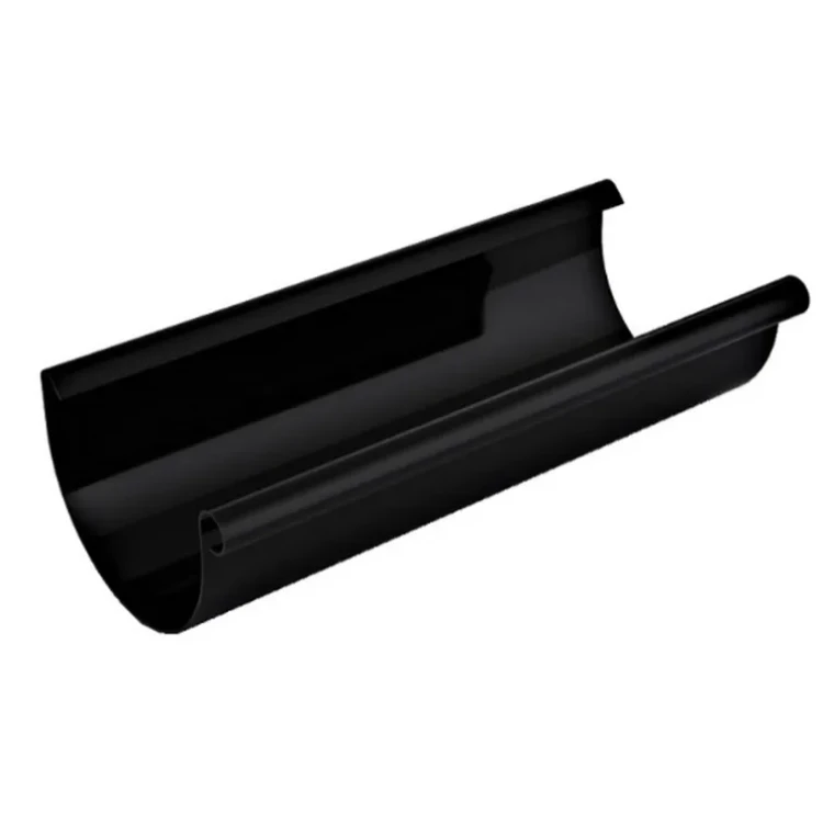 bryza-pvc-czarny-rynna-75mm-1m