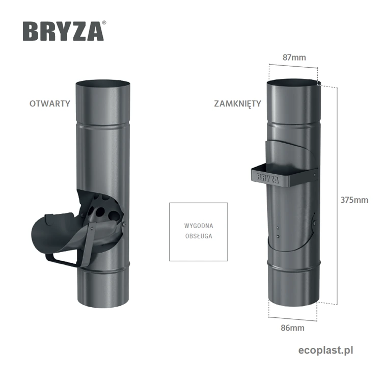 bryza-stal-brazowy-czyszczak-lapacz-deszczowki-90mm-schemat