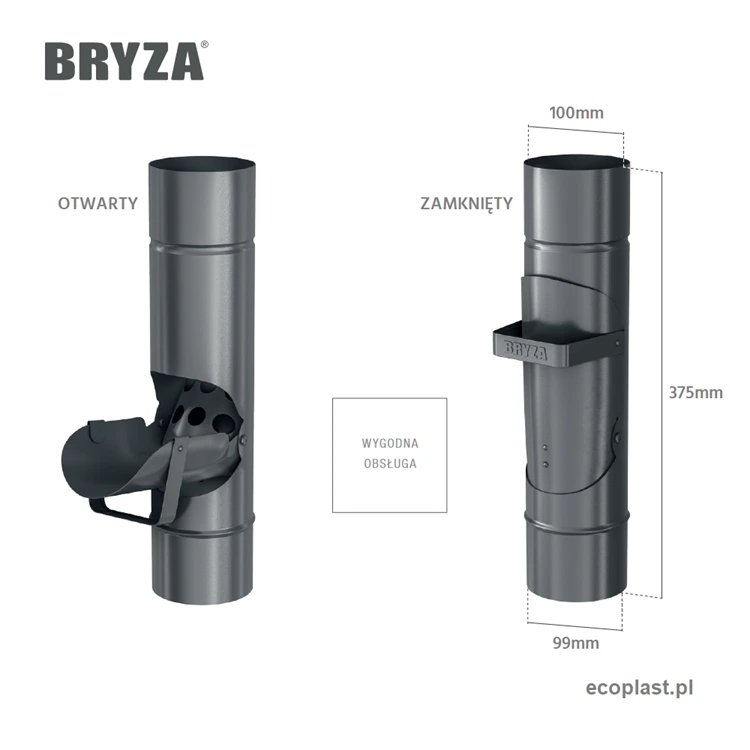 bryza-stal-brazowy-czyszczak-lapacz-deszczowki-100mm-schemat