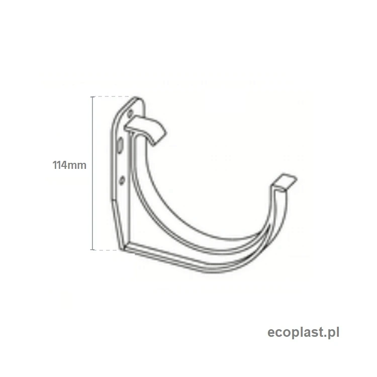 bialy-pvc-uchwyt-rynnowy-100mm-uniwersalny-doczolowy-schemat-wymiarow