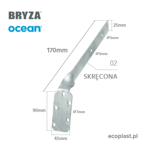 bryza-ocean-listwa-mocujaca-do-uchwytu-pvc-100mm-skrecona-stal-schemat